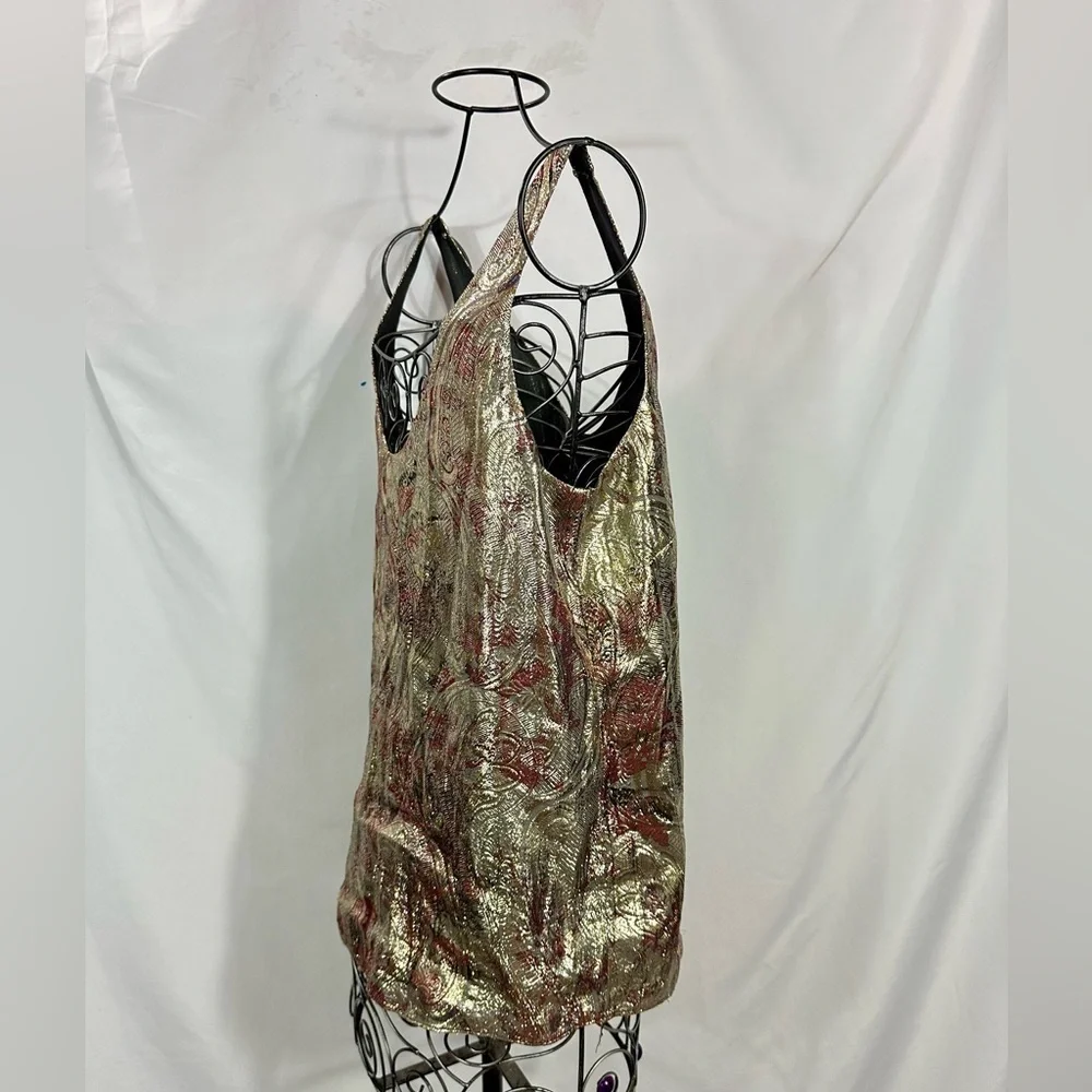 J Crew Cate metallic paisley cami size 8